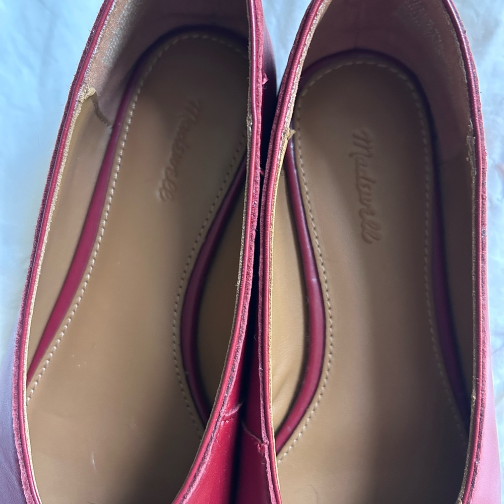 Madewell Red Mylie Ballet Flat 6 - Picture 2 of 4